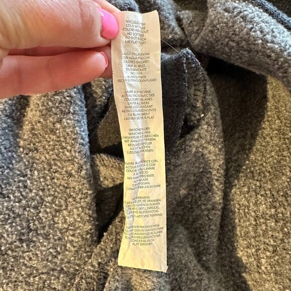 Women's XL Fabletics Elena Sweater Dress Heathered Black Sporty Chic - Picture 9 of 9